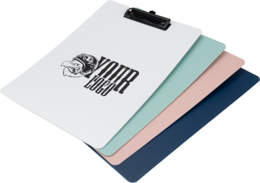 Logo trade promotional gifts image of: Writing pad with clip