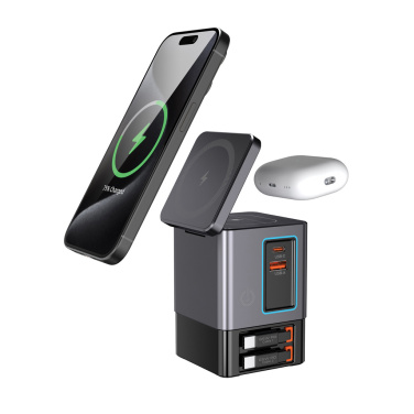 Logotrade promotional gifts photo of: Urban Vitamin Sacramento 105W GAN charger+retractable cables