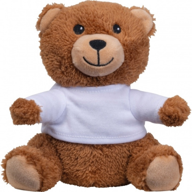 Logo trade promotional gifts image of: Plush teddy bear HELSINKI