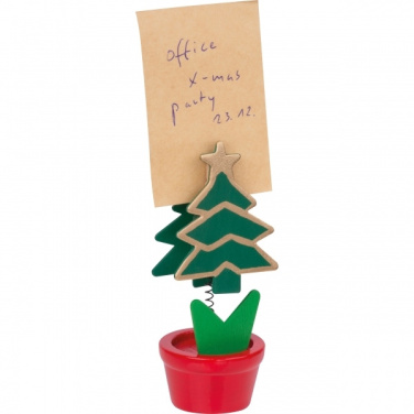 Logo trade business gift photo of: Christmas tree clip WINNIPEG