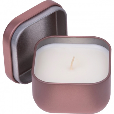 Logotrade promotional product picture of: Candle in tin PRAGUE