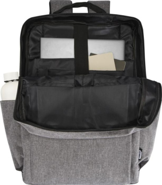 Logotrade corporate gift picture of: Libra 15” GRS recycled laptop backpack 15L