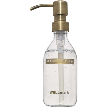 Logo trade promotional gifts picture of: Wellmark Discovery 250 ml hand soap dispenser and 150 g scented candle set