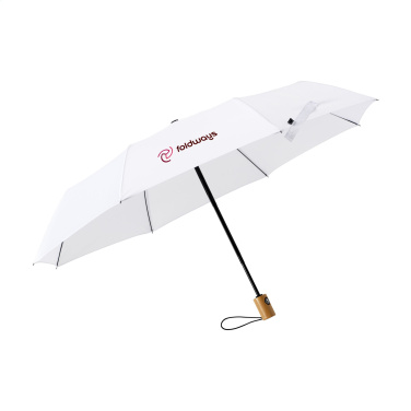 Logotrade promotional item picture of: Michigan foldable RCS RPET umbrella 21 inch