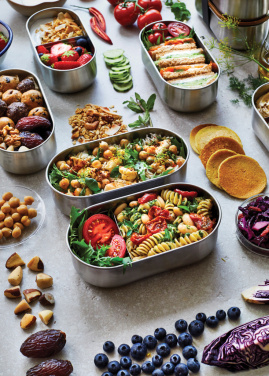 Logotrade advertising product image of: Black+Blum Stainless Steel Double Bento Box