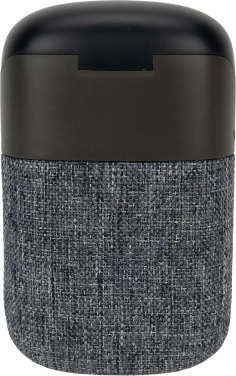 Logo trade corporate gifts image of: Bluetooth Speaker HF01 with Built-in Earbuds 2 in 1