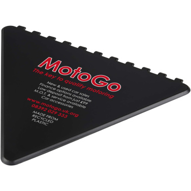 Logotrade promotional gift image of: Frosty triangular recycled plastic ice scraper
