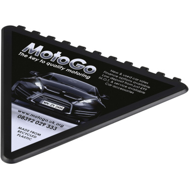 Logo trade promotional product photo of: Frosty triangular recycled plastic ice scraper