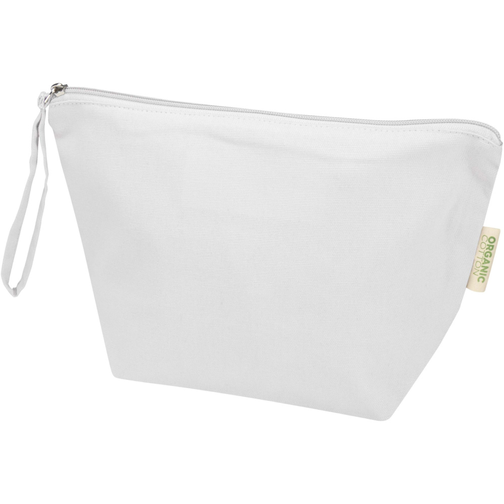 Logo trade promotional items image of: Odisha 180 g/m² OCS organic large accessory pouch 3L