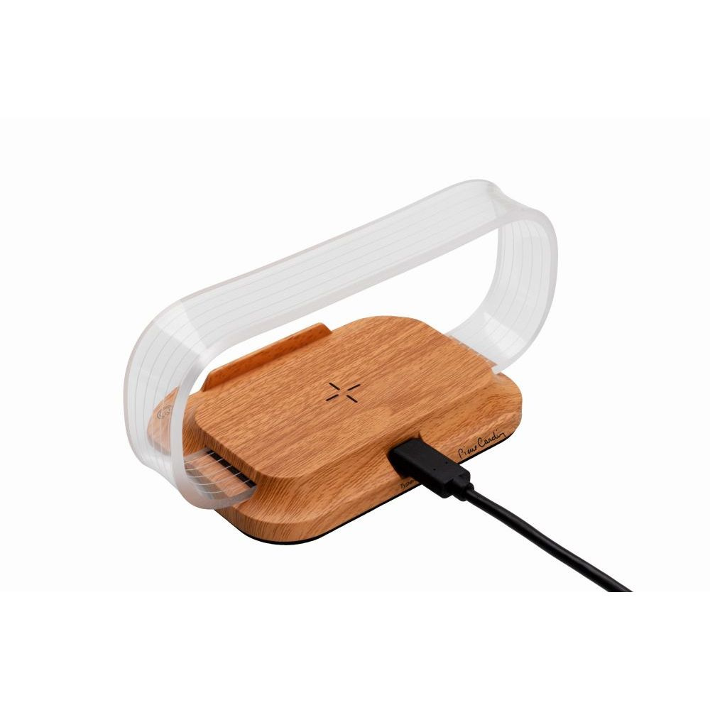 Logo trade promotional product photo of: Phone stand with wireless charger JEROME Pierre Cardin