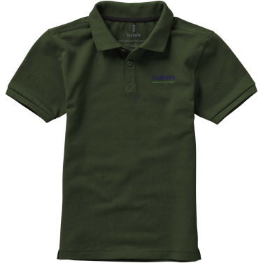 Logo trade promotional giveaways image of: Calgary short sleeve kids polo