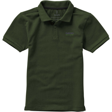 Logo trade promotional products image of: Calgary short sleeve kids polo