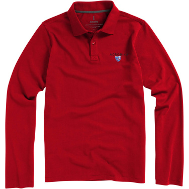 Logo trade promotional product photo of: Oakville long sleeve men's polo