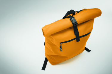 Logo trade advertising products picture of: 600Dpolyester rolltop backpack
