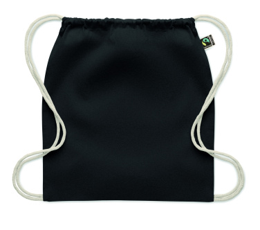 Logotrade promotional items photo of: Drawstring bag Fairtrade 180gr