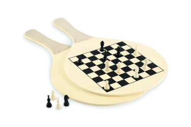 Logo trade promotional giveaways image of: Beach racket set