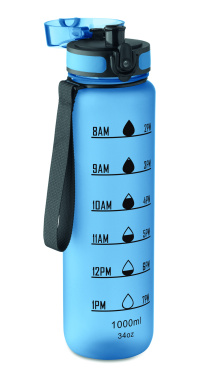 Logotrade promotional merchandise picture of: Sports water bottle RPET 1L