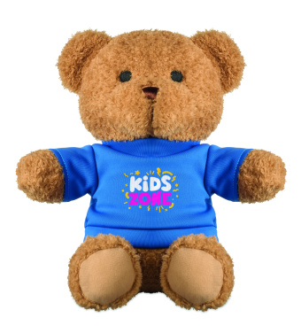 Logo trade promotional merchandise picture of: Teddy bear with t-shirt 23 cm
