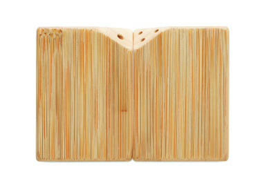 Logotrade promotional giveaway image of: Bamboo salt & pepper set