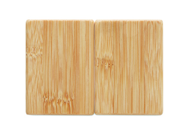 Logotrade promotional item picture of: Bamboo salt & pepper set