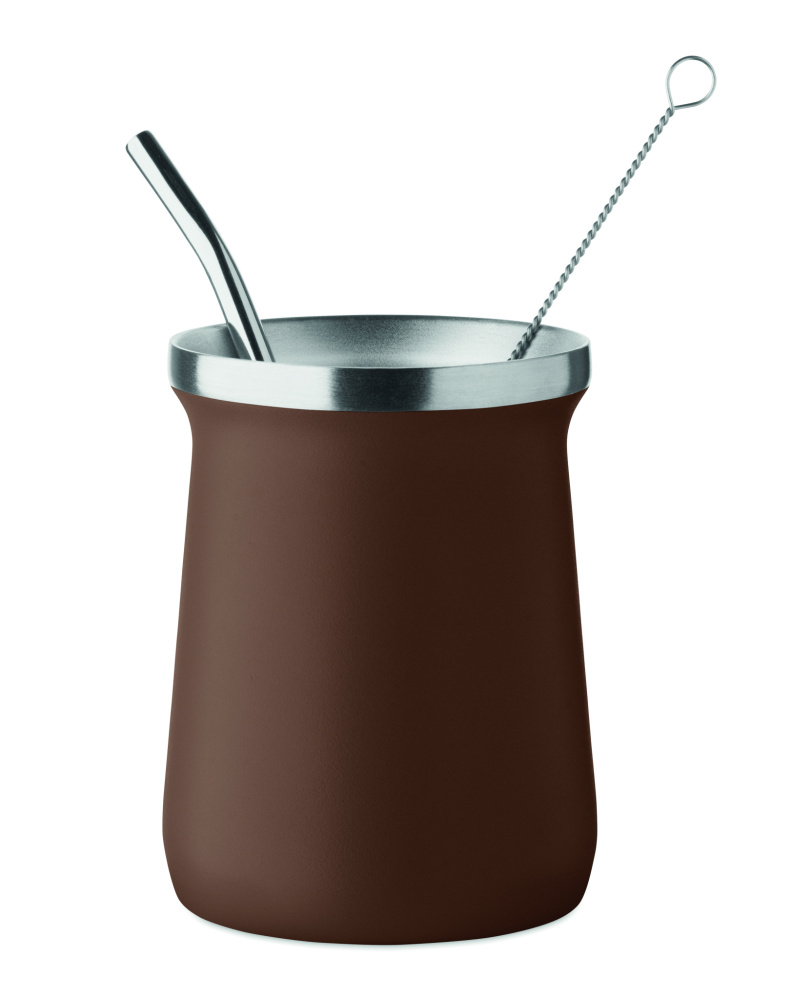 Logo trade promotional giveaway photo of: Yerba mate tea cup