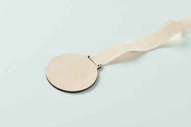 Logo trade promotional gifts picture of: Wooden medal