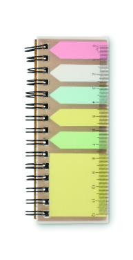 Logo trade promotional items image of: Memo pad in PP