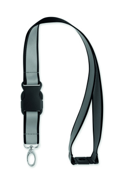 Logo trade promotional giveaway photo of: Reflective RPET lanyard