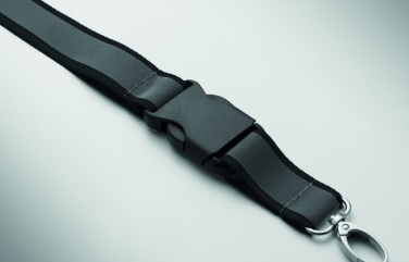 Logo trade advertising products image of: Reflective RPET lanyard