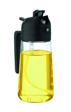 Logo trade promotional giveaway photo of: Glass oil dispenser & sprayer