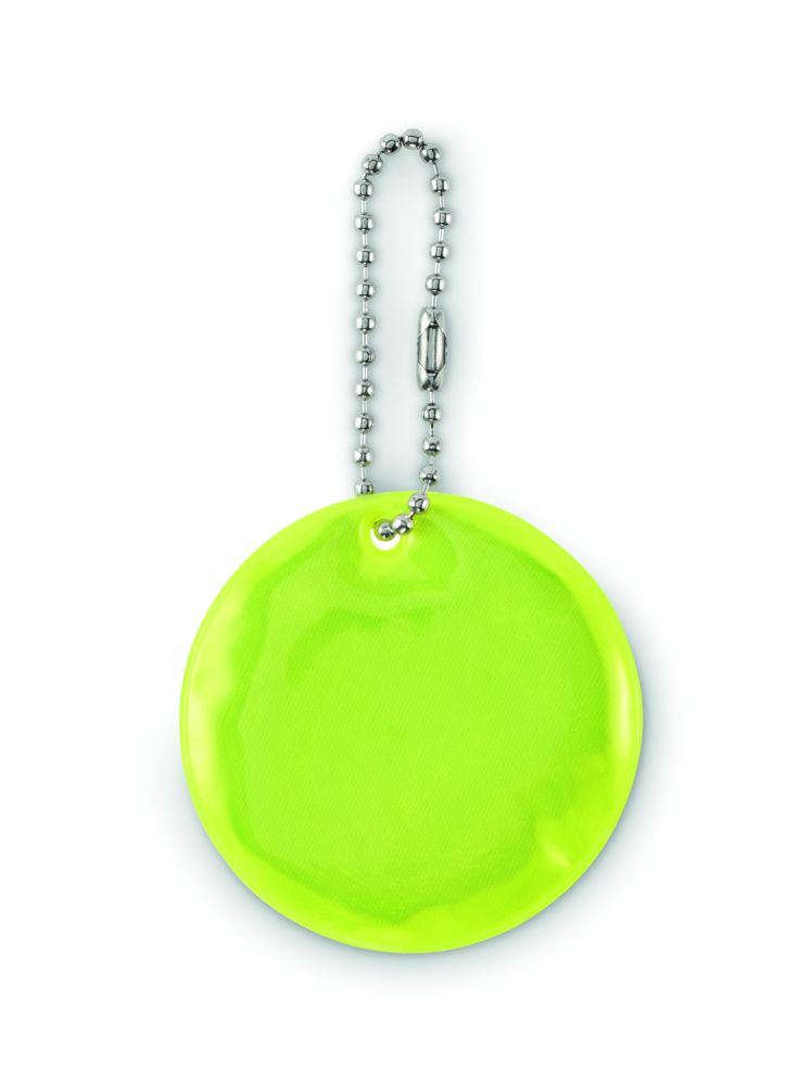 Logotrade promotional items photo of: Round reflective keyring