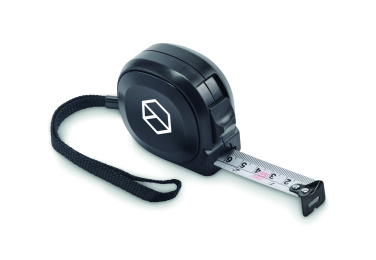 Logo trade promotional merchandise image of: Measuring tape 5M