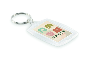 Logotrade promotional product picture of: Classic acrylic keyring
