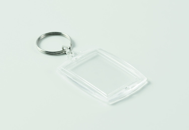 Logo trade promotional products image of: Classic acrylic keyring