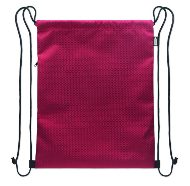Logotrade promotional merchandise picture of: Drawstring bag in 420D RPET