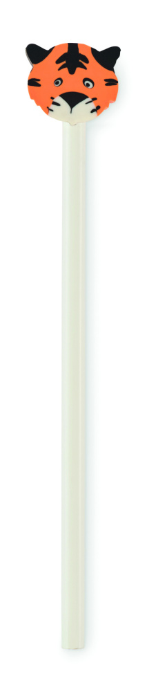 Logo trade promotional products image of: Wooden pencil in animal shape