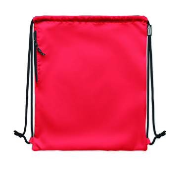 Logo trade promotional merchandise picture of: Large drawstring bag 300D RPET