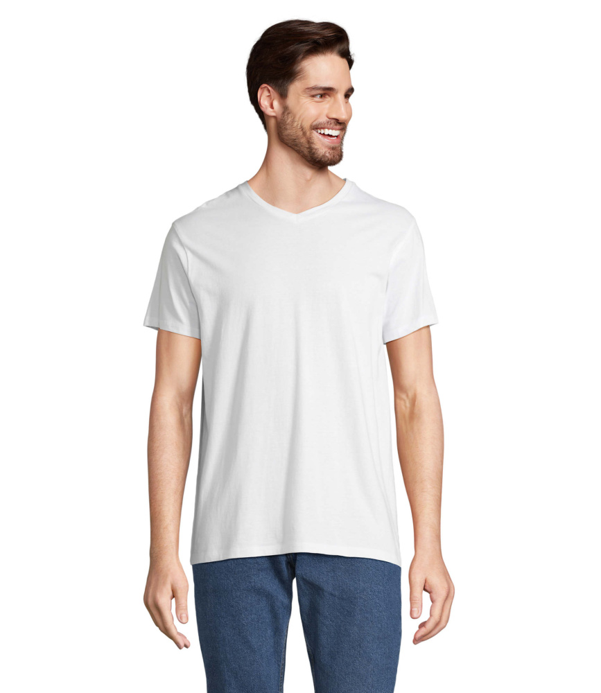 Logo trade advertising products image of: REGENT V  V-NECK T-SHIRT