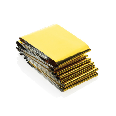 Logotrade promotional merchandise picture of: Solra emergency blanket in RCS recycled RPET pouch