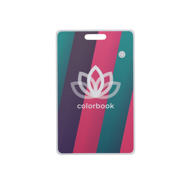 Logo trade promotional gifts picture of: Findit Dual RCS rplastic ultra-thin finder card rechargeable