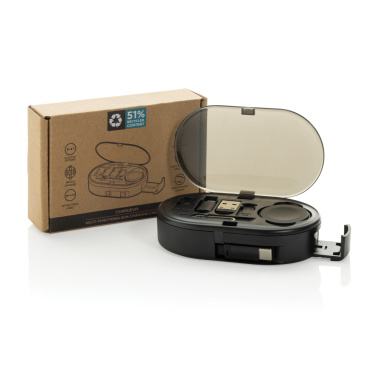 Logotrade business gift image of: Chargevix RCS rplastic Multi-functional 60W charging set