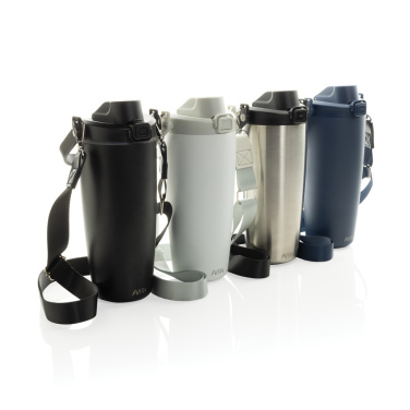 Logotrade promotional product image of: Avira Ayala RCS re-steel duosip lockable crossbody tumbler
