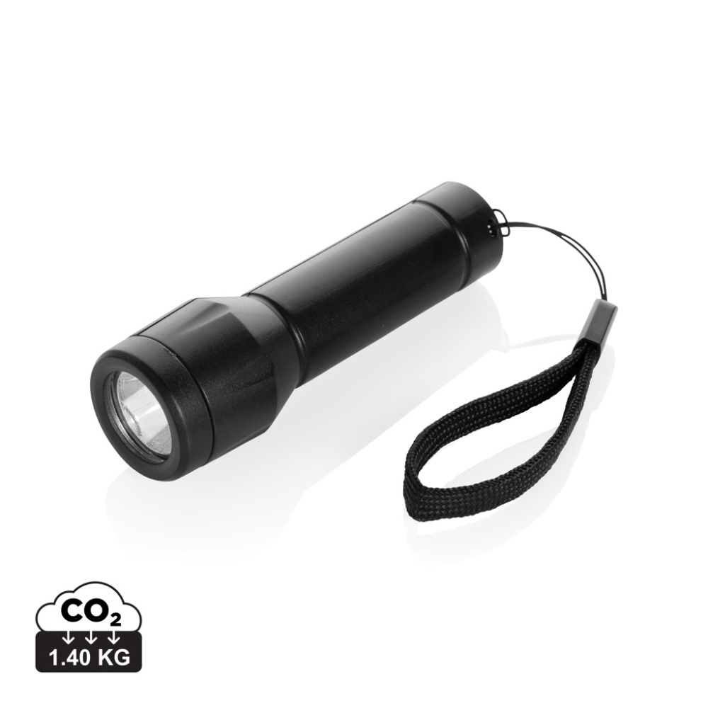 Logo trade promotional merchandise image of: Flara RSC recycled plastic USB-rechargeable torch