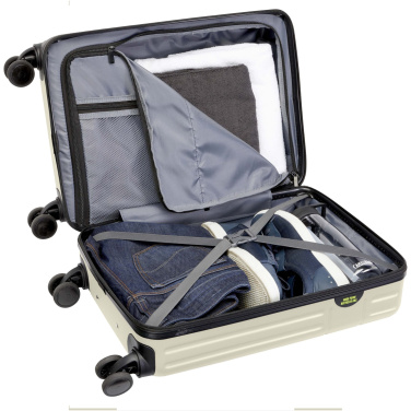 Logo trade promotional products image of: Rover 20" GRS recycled cabin trolley 40L