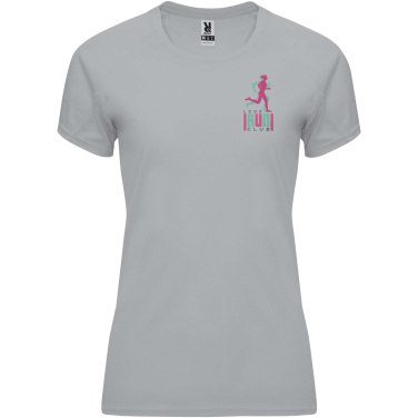 Logo trade promotional giveaway photo of: Bahrain short sleeve women's sports t-shirt