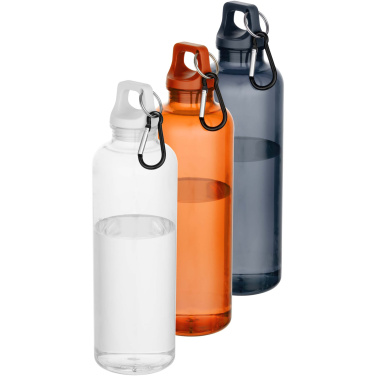 Logo trade promotional item photo of: Oregon 750 ml RCS recycled plastic water bottle with carabiner