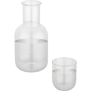 Logo trade corporate gift photo of: Amelie glass carafe and cup set