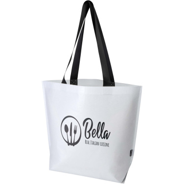 Logo trade corporate gifts picture of: Duo GRS recycled double-laminated oversized tote bag 30L