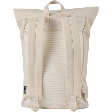 Logotrade promotional giveaway picture of: Recanvas 14” GRS recycled rolltop backpack 16L