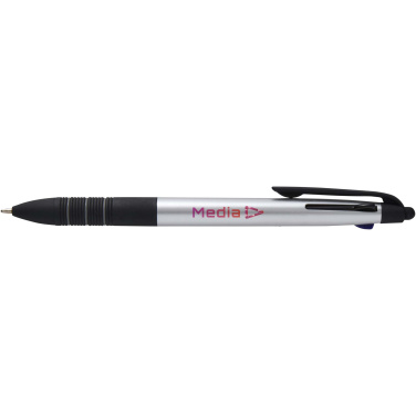 Logotrade promotional gift image of: Trine 3-ink RCS recycled ballpoint pen with stylus